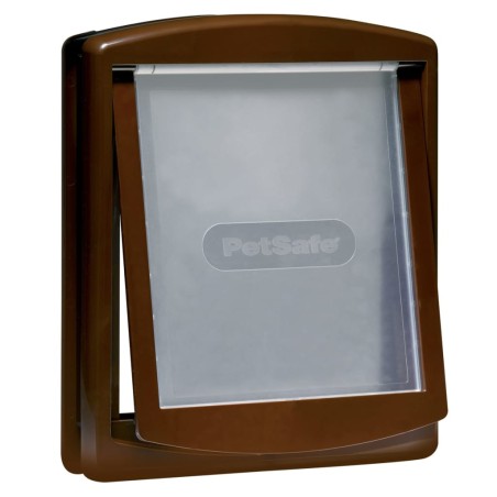 PetSafe Haustiertür 2-Wege 775 Groß 35,6x30,5 cm Braun