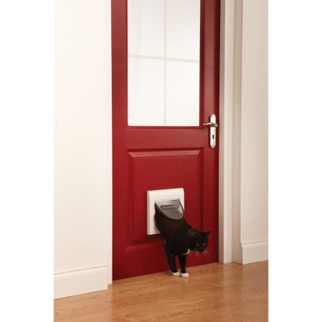 PetSafe Katzenklappe 4-Wege Magnetisch Classic 932 Weiß