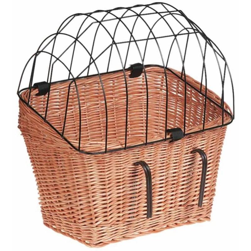 FLAMINGO Hunde-Fahrradkorb Weide 45x38x47 cm FLAMINGO Hunde-Fahrradkorb Weide 45x38x47 cm