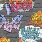 DUTCH WALLCOVERINGS Tapete Graffiti Mehrfarbig L179-01 DUTCH WALLCOVERINGS Tapete Graffiti Mehrfarbig L179-01