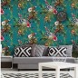 DUTCH WALLCOVERINGS Tapete Lemur-Motiv Grün 12402 DUTCH WALLCOVERINGS Tapete Lemur-Motiv Grün 12402