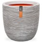 Capi Blumentopf Nature Rib Rund 43x41 cm Elfenbein KOFI933 Capi Blumentopf Nature Rib Rund 43x41 cm Elfenbein KOFI933