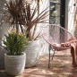 Capi Blumentopf Nature Rib Rund 43x41 cm Elfenbein KOFI933 Capi Blumentopf Nature Rib Rund 43x41 cm Elfenbein KOFI933