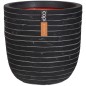 Capi Blumentopf Nature Row Oval 35 x 34 cm Anthrazit KRWZ932 Capi Blumentopf Nature Row Oval 35 x 34 cm Anthrazit KRWZ932