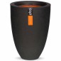 Capi Vase Urban Smooth Elegant Niedrig 26x36 cm Schwarz KBL781 Capi Vase Urban Smooth Elegant Niedrig 26x36 cm Schwarz KBL781