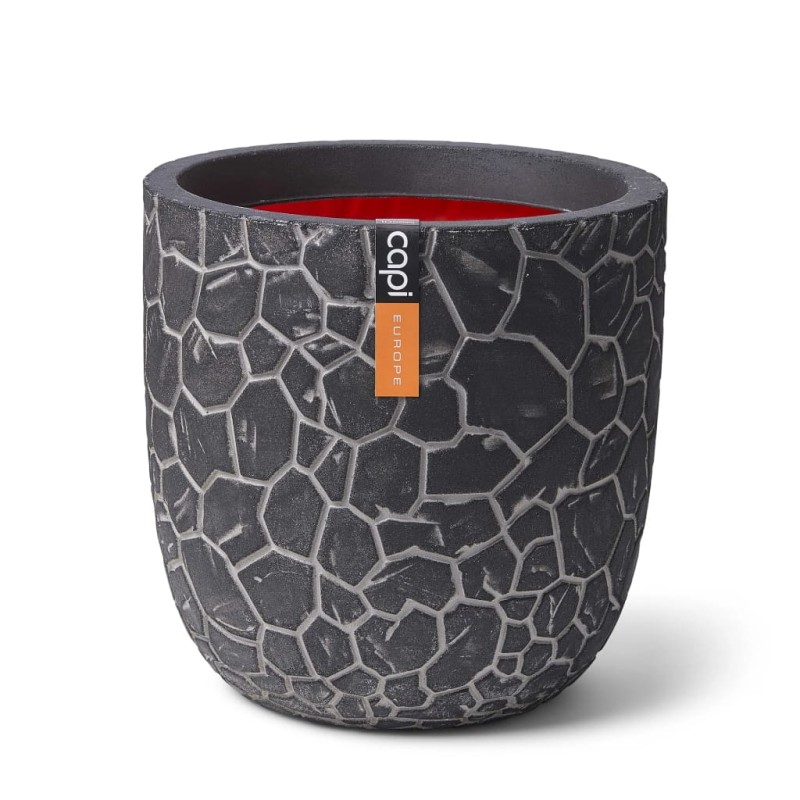 Capi Blumentopf Clay 35x34 cm Anthrazit Capi Blumentopf Clay 35x34 cm Anthrazit