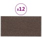 Wandpaneele 12 Stk. Taupe 30x15 cm Stoff 0,54 m² Wandpaneele 12 Stk. Taupe 30x15 cm Stoff 0,54 m²