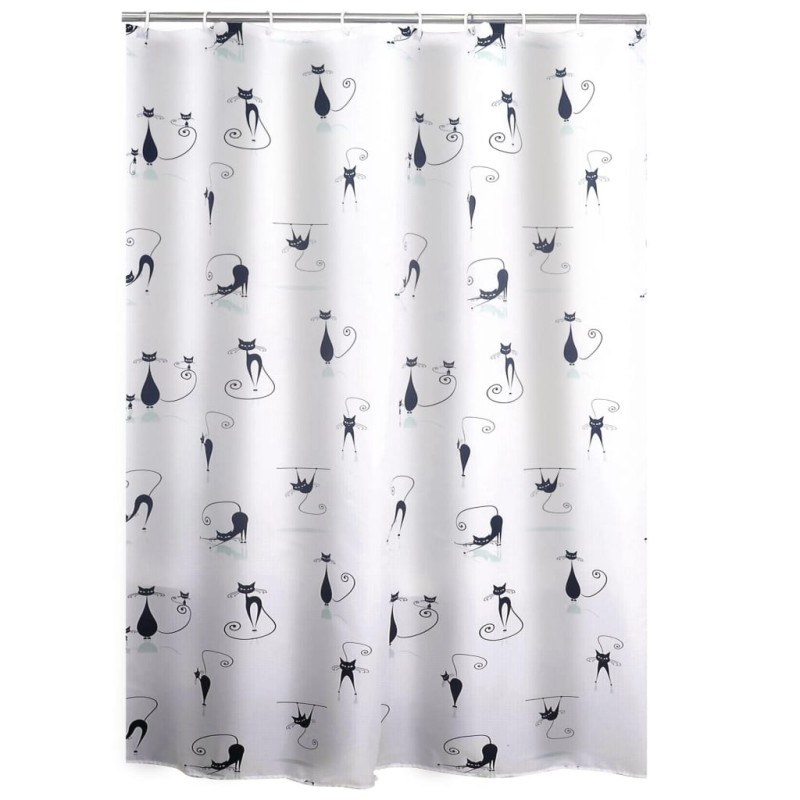 RIDDER Duschvorhang Textile Katzenmotiv RIDDER Duschvorhang Textile Katzenmotiv
