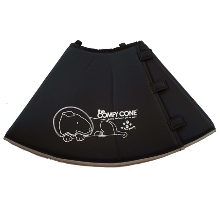 All Four Paws Hundekragen Comfy Cone XXL 37,5 cm Schwarz