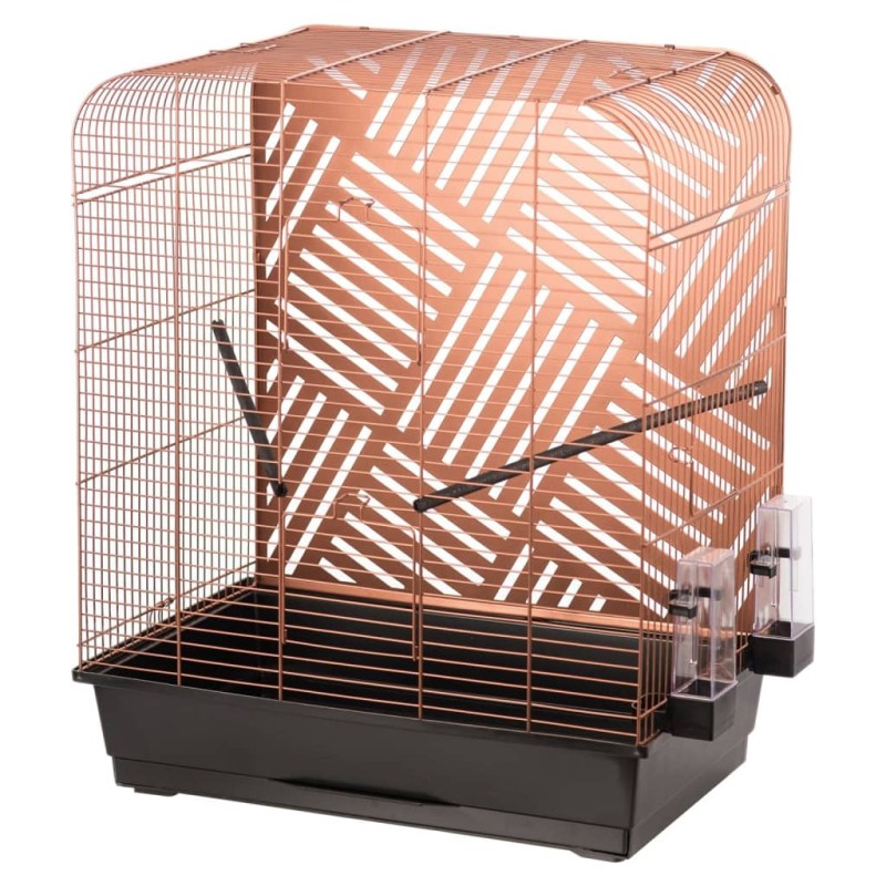 FLAMINGO Wellensittichkäfig Mona 50x34x65 cm Kupfer FLAMINGO Wellensittichkäfig Mona 50x34x65 cm Kupfer
