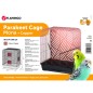 FLAMINGO Wellensittichkäfig Mona 50x34x65 cm Kupfer FLAMINGO Wellensittichkäfig Mona 50x34x65 cm Kupfer