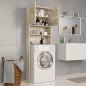 vidaXL Waschmaschinenschrank Sonoma-Eiche 64x25,5x190 cm Holzwerkstoff vidaXL Waschmaschinenschrank Sonoma-Eiche 64x25,5x190 cm Holzwerkstoff