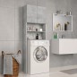 vidaXL Waschmaschinenschrank Betongrau 64x25,5x190 cm Holzwerkstoff vidaXL Waschmaschinenschrank Betongrau 64x25,5x190 cm Holzwerkstoff