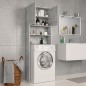 vidaXL Waschmaschinenschrank Betongrau 64x25,5x190 cm Holzwerkstoff vidaXL Waschmaschinenschrank Betongrau 64x25,5x190 cm Holzwerkstoff