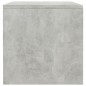 vidaXL Nachttisch Betongrau 40x30x30 cm Holzwerkstoff vidaXL Nachttisch Betongrau 40x30x30 cm Holzwerkstoff