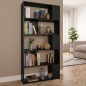 vidaXL Bücherregal/Raumteiler Schwarz 80x24x159 cm Holzwerkstoff vidaXL Bücherregal/Raumteiler Schwarz 80x24x159 cm Holzwerkstoff
