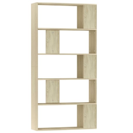 vidaXL Bücherregal/Raumteiler Sonoma-Eiche 80x24x159 cm Holzwerkstoff