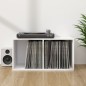 vidaXL Schallplatten-Aufbewahrungsbox Weiß 71x34x36 cm Holzwerkstoff vidaXL Schallplatten-Aufbewahrungsbox Weiß 71x34x36 cm Holzwerkstoff