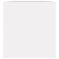 vidaXL Schallplatten-Aufbewahrungsbox Weiß 71x34x36 cm Holzwerkstoff vidaXL Schallplatten-Aufbewahrungsbox Weiß 71x34x36 cm Holzwerkstoff