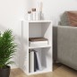 vidaXL Schallplatten-Aufbewahrungsbox Weiß 71x34x36 cm Holzwerkstoff vidaXL Schallplatten-Aufbewahrungsbox Weiß 71x34x36 cm Holzwerkstoff