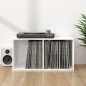 vidaXL Schallplatten-Aufbewahrungsbox Hochglanz-Weiß 71x34x36 cm vidaXL Schallplatten-Aufbewahrungsbox Hochglanz-Weiß 71x34x36 cm