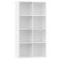 vidaXL Bücherregal/Sideboard Weiß 66×30×130 cm Holzwerkstoff vidaXL Bücherregal/Sideboard Weiß 66×30×130 cm Holzwerkstoff