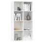 vidaXL Bücherregal/Sideboard Weiß 66×30×130 cm Holzwerkstoff vidaXL Bücherregal/Sideboard Weiß 66×30×130 cm Holzwerkstoff
