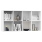 vidaXL Bücherregal/Sideboard Weiß 66×30×130 cm Holzwerkstoff vidaXL Bücherregal/Sideboard Weiß 66×30×130 cm Holzwerkstoff