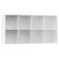vidaXL Bücherregal/Sideboard Weiß 66×30×130 cm Holzwerkstoff vidaXL Bücherregal/Sideboard Weiß 66×30×130 cm Holzwerkstoff
