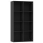 vidaXL Bücherregal/Sideboard Schwarz 66×30×130 cm Holzwerkstoff vidaXL Bücherregal/Sideboard Schwarz 66×30×130 cm Holzwerkstoff