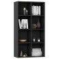 vidaXL Bücherregal/Sideboard Schwarz 66×30×130 cm Holzwerkstoff vidaXL Bücherregal/Sideboard Schwarz 66×30×130 cm Holzwerkstoff