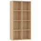 vidaXL Bücherregal/Sideboard Sonoma-Eiche 66×30×130 cm Holzwerkstoff vidaXL Bücherregal/Sideboard Sonoma-Eiche 66×30×130 cm Holzwerkstoff