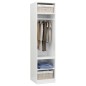 vidaXL Kleiderschrank Hochglanz-Weiß 50x50x200 cm Holzwerkstoff vidaXL Kleiderschrank Hochglanz-Weiß 50x50x200 cm Holzwerkstoff