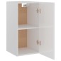 vidaXL Hängeschrank Hochglanz-Weiß 29,5x31x60 cm Holzwerkstoff vidaXL Hängeschrank Hochglanz-Weiß 29,5x31x60 cm Holzwerkstoff
