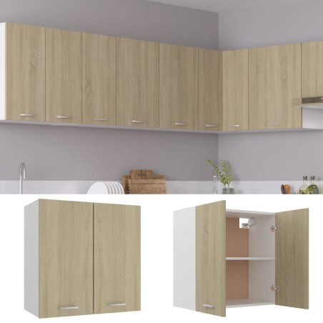 vidaXL Hängeschrank Sonoma-Eiche 60x31x60 cm Holzwerkstoff