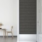Wandpaneele 12 Stk. Dunkelgrau 90x15 cm Stoff 1,62 m² Wandpaneele 12 Stk. Dunkelgrau 90x15 cm Stoff 1,62 m²