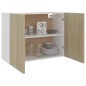 vidaXL Hängeschrank Sonoma-Eiche 80x31x60 cm Holzwerkstoff vidaXL Hängeschrank Sonoma-Eiche 80x31x60 cm Holzwerkstoff