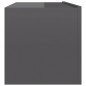 vidaXL TV-Schrank Hochglanz-Grau 100x30x30 cm Holzwerkstoff vidaXL TV-Schrank Hochglanz-Grau 100x30x30 cm Holzwerkstoff