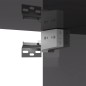 vidaXL TV-Schrank Hochglanz-Grau 100x30x30 cm Holzwerkstoff vidaXL TV-Schrank Hochglanz-Grau 100x30x30 cm Holzwerkstoff