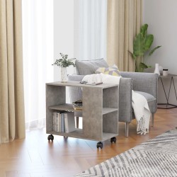 vidaXL Beistelltisch Betongrau 70x35x55 cm Holzwerkstoff