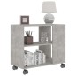 vidaXL Beistelltisch Betongrau 70x35x55 cm Holzwerkstoff vidaXL Beistelltisch Betongrau 70x35x55 cm Holzwerkstoff