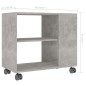 vidaXL Beistelltisch Betongrau 70x35x55 cm Holzwerkstoff vidaXL Beistelltisch Betongrau 70x35x55 cm Holzwerkstoff