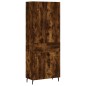 Highboard Räuchereiche 69,5x34x180 cm Holzwerkstoff Highboard Räuchereiche 69,5x34x180 cm Holzwerkstoff