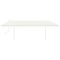 vidaXL Markise Manuell Einziehbar mit Pfosten 5x3 m Creme vidaXL Markise Manuell Einziehbar mit Pfosten 5x3 m Creme