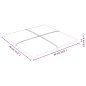vidaXL Wandpaneele 12 Stk. Braun 30x30 cm Samt 1,08 m² vidaXL Wandpaneele 12 Stk. Braun 30x30 cm Samt 1,08 m²
