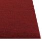 Wandpaneele 12 Stk. Weinrot 30x30 cm Stoff 1,08 m² Wandpaneele 12 Stk. Weinrot 30x30 cm Stoff 1,08 m²