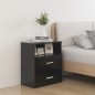 vidaXL Nachttische 2 Stk. Schwarz 50x32x60 cm vidaXL Nachttische 2 Stk. Schwarz 50x32x60 cm