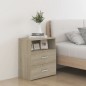 vidaXL Nachttisch Sonoma-Eiche 50x32x60 cm vidaXL Nachttisch Sonoma-Eiche 50x32x60 cm
