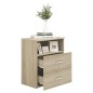 vidaXL Nachttisch Sonoma-Eiche 50x32x60 cm vidaXL Nachttisch Sonoma-Eiche 50x32x60 cm