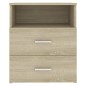 vidaXL Nachttisch Sonoma-Eiche 50x32x60 cm vidaXL Nachttisch Sonoma-Eiche 50x32x60 cm